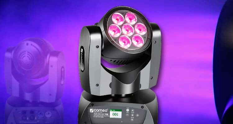 Cameo AuroBeam 150, cabeza móvil LED