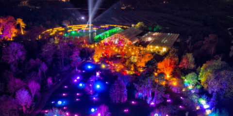 Luz en jardines a gran escala: lluminate Design ilumina los jardines de la Real Sociedad de Horticultura con más de 500 focos Cameo